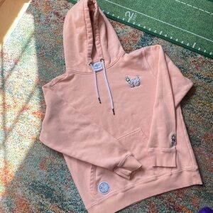 Goat peach small hoodie